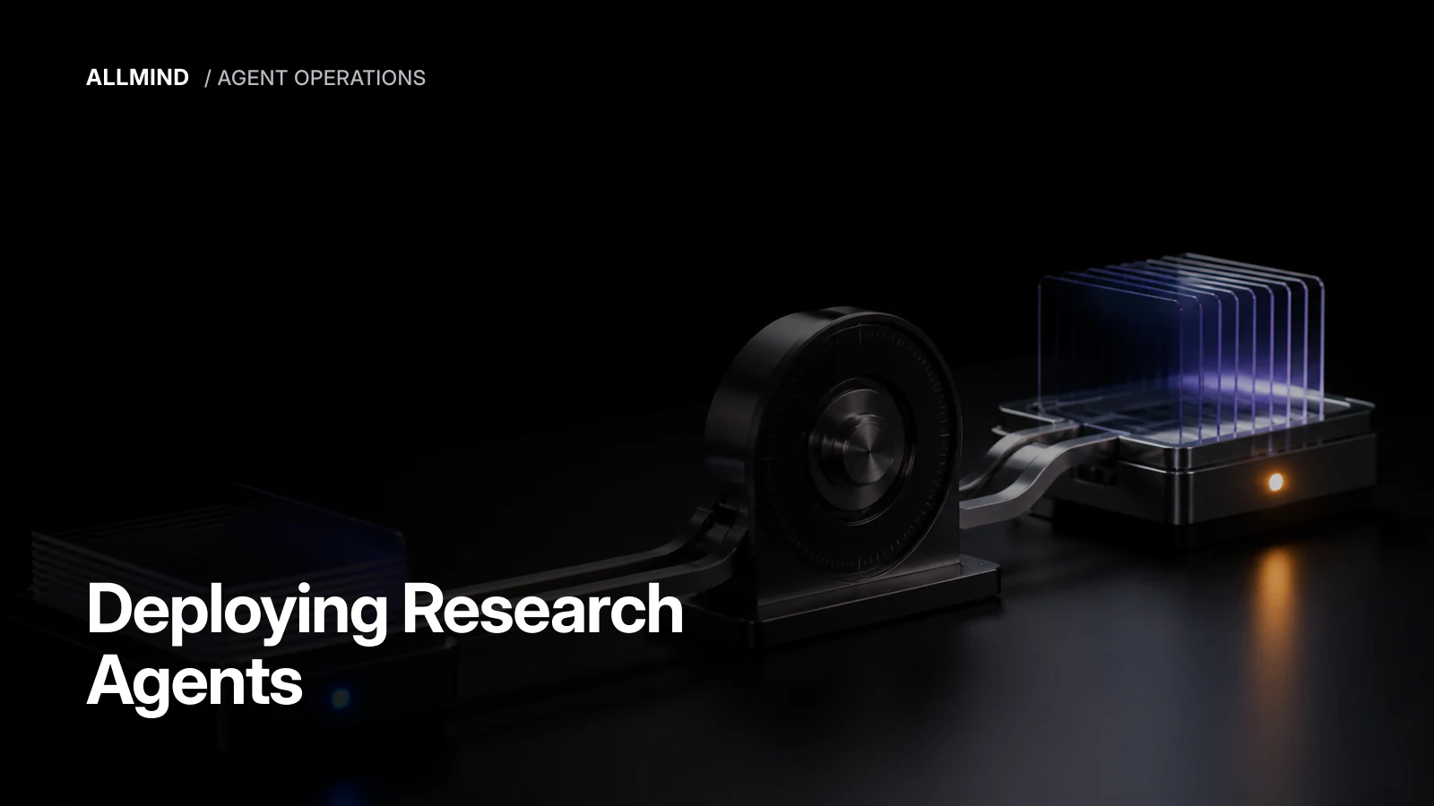 Editorial cover about deploying AI agents for investment research.