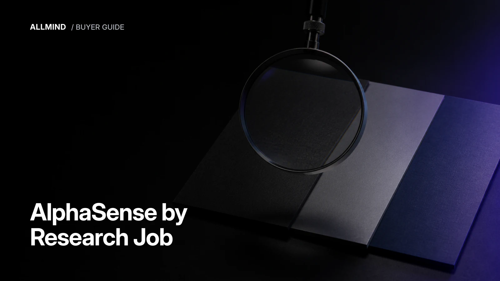 Editorial cover for a workflow-based guide to AlphaSense alternatives.