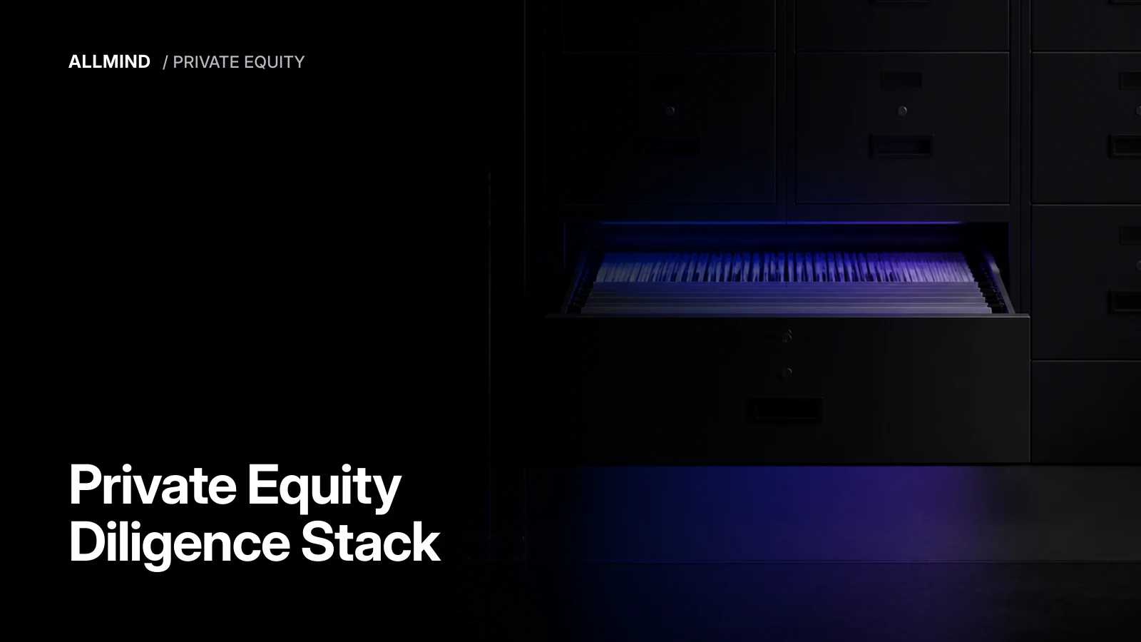 Editorial cover about AI tools for private equity due diligence.