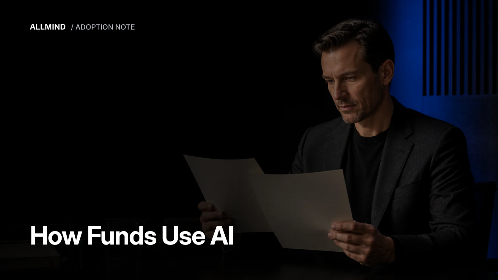 Editorial cover about how hedge funds are using AI in 2026.