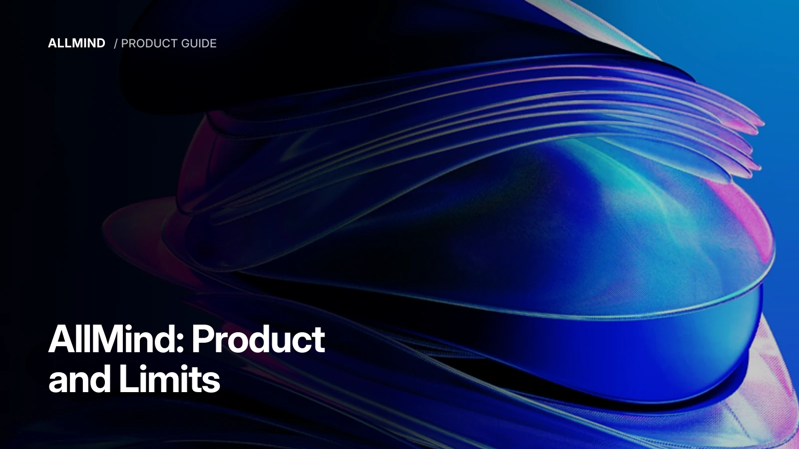 Editorial cover introducing AllMind, its product scope, evidence, and limits.